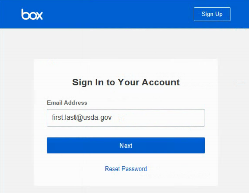 Box Drive: How to login – USDA